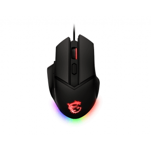 Mouse Gamer MSI Clutch GM20 Elite, RGB, 6400DPI, 6 Botones, Negro