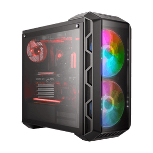 Gabinete Gamer CoolerMaster H500 ARGB, Mini-ITX, Micro-ATX, ATX, Color negro