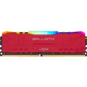 Memoria Ram DDR4 8GB 3200MHz PC4-25600 Crucial Ballistix Red RGB, DIMM, 1.35V