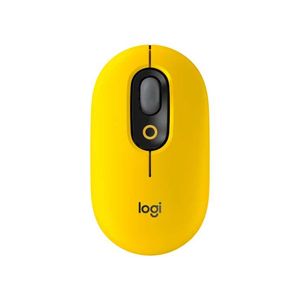 Mouse Logitech Pop Blast, Wireless, 4 Botones, 4.000 DPI, Amarillo